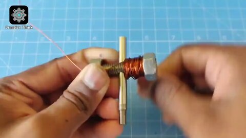 Powerful Mini Brushed Motor Using Free Energy Generator