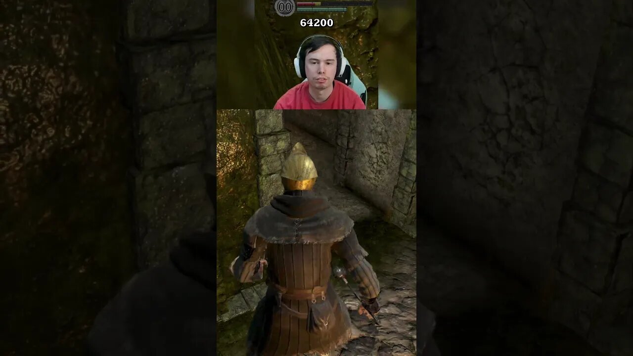 Death by Level up Dark souls Remastered randomizer #shorts