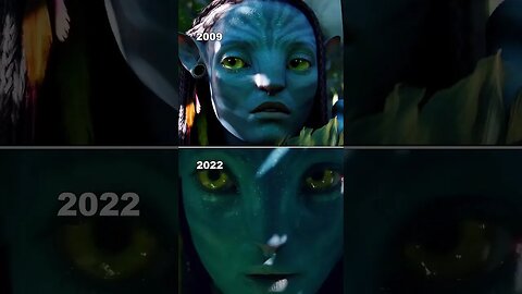 Avatar vs Avatar The Way of Water CGI 2009 vs 2022 #shorts