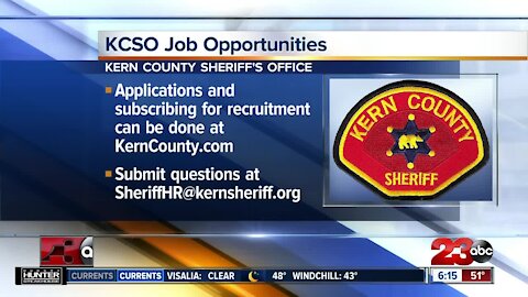 Kern County Sheriff's Department discusses open positions