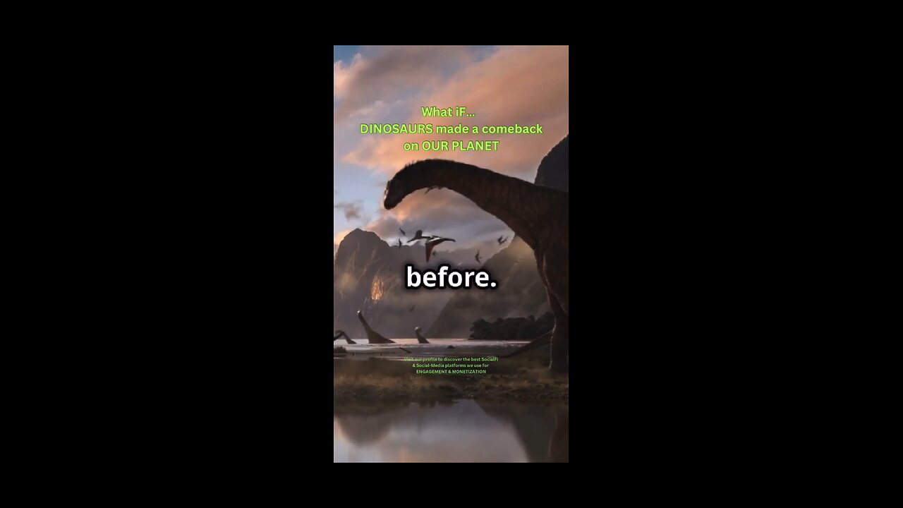 What iF… DINOSAURS made a comeback on OUR PLANET