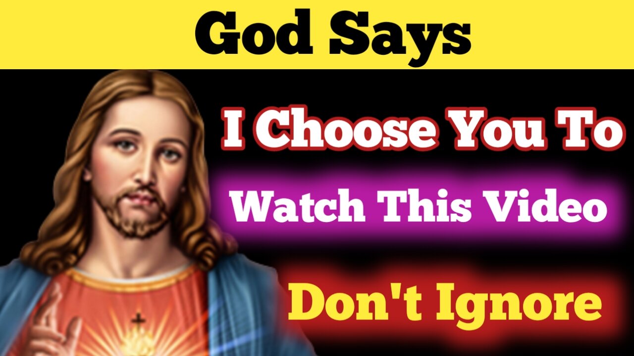 God Says ; Watch This Video My Child || Before It's Too Late || God Message For You Today