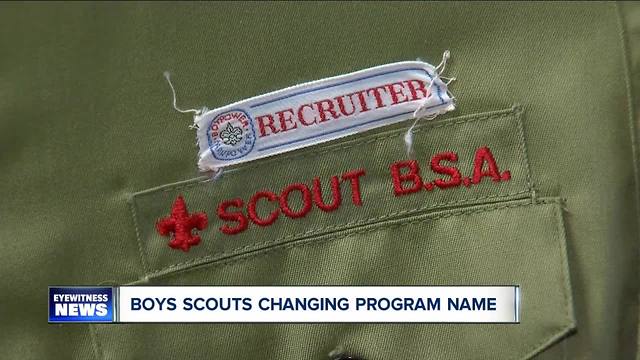 Boy Scouts are dropping the word "boy" from a program