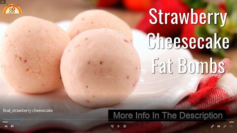 Lose Weight By eat Keto Strawberry Cheesecake Fat Bombs ( KETO DIET)