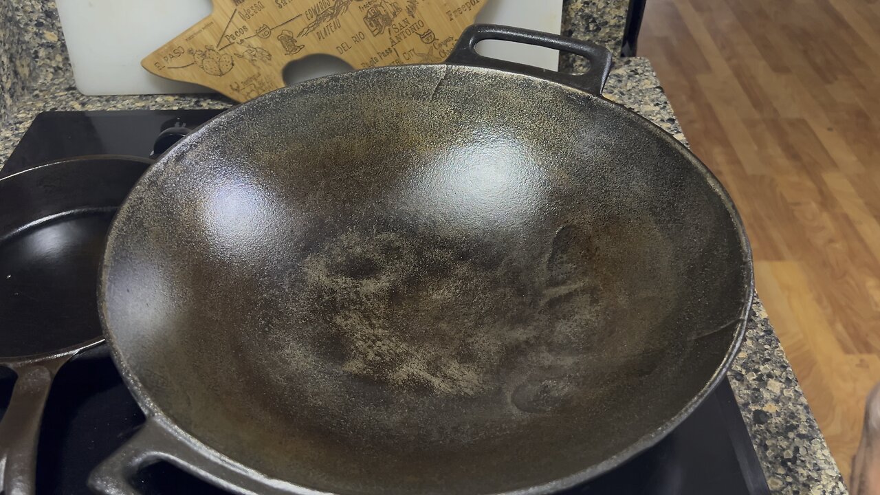 Egg Cooked In A Castiron Wok