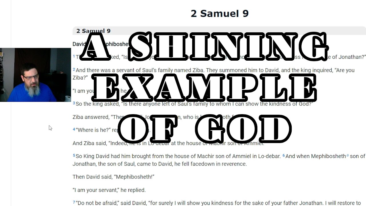 David-Bloodthirsty Adulterer (2 Samuel 9-12)