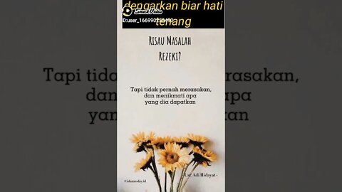 jangan risau tentang rizki