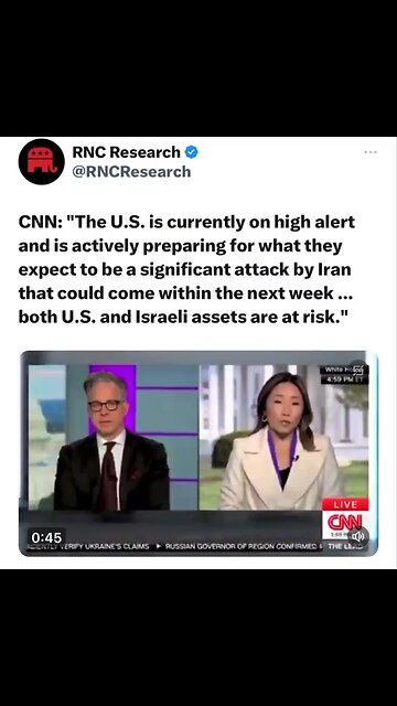 Zionist CNN: "The US is currently on high alert"
