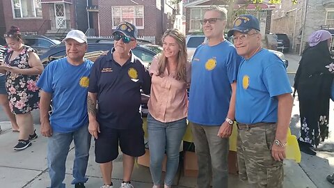 The #BacktoSchool2023 #BackToSchool Backpack Giveaway at PS 83 Annex 1840 Bogart Avenue Morris Park