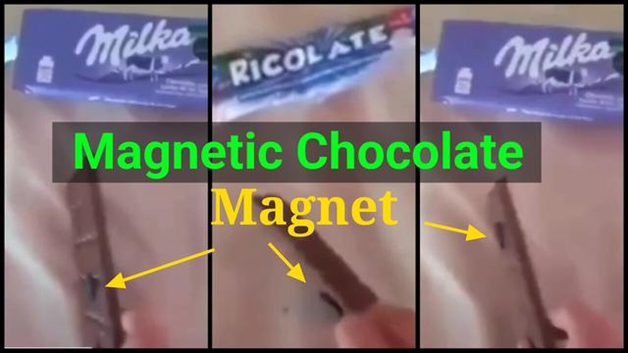 Magnetic Chocolate ! / [Graphene Oxide💉☠️💉Nanoparticles] 🤔?!