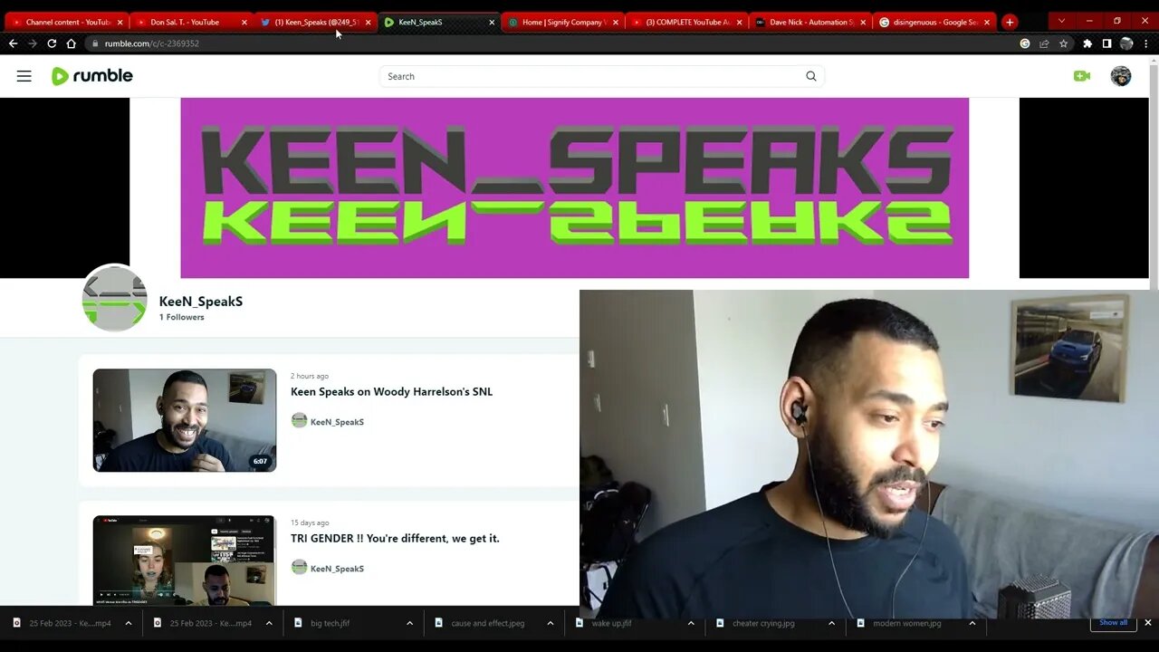 Keen Speaks - My Channel