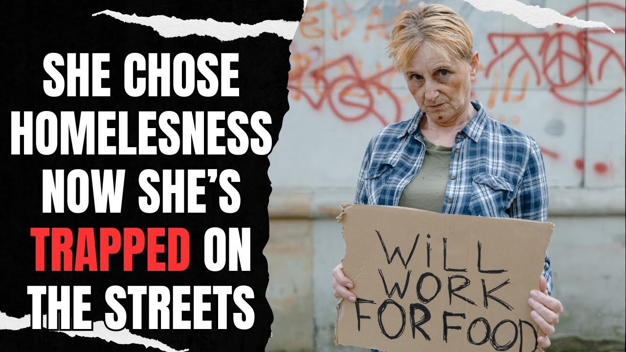 She's Homeless And TRAPPED On The STREETS