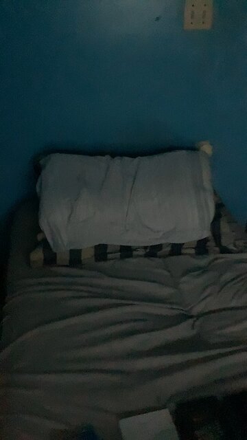 Throwing a shark puppet