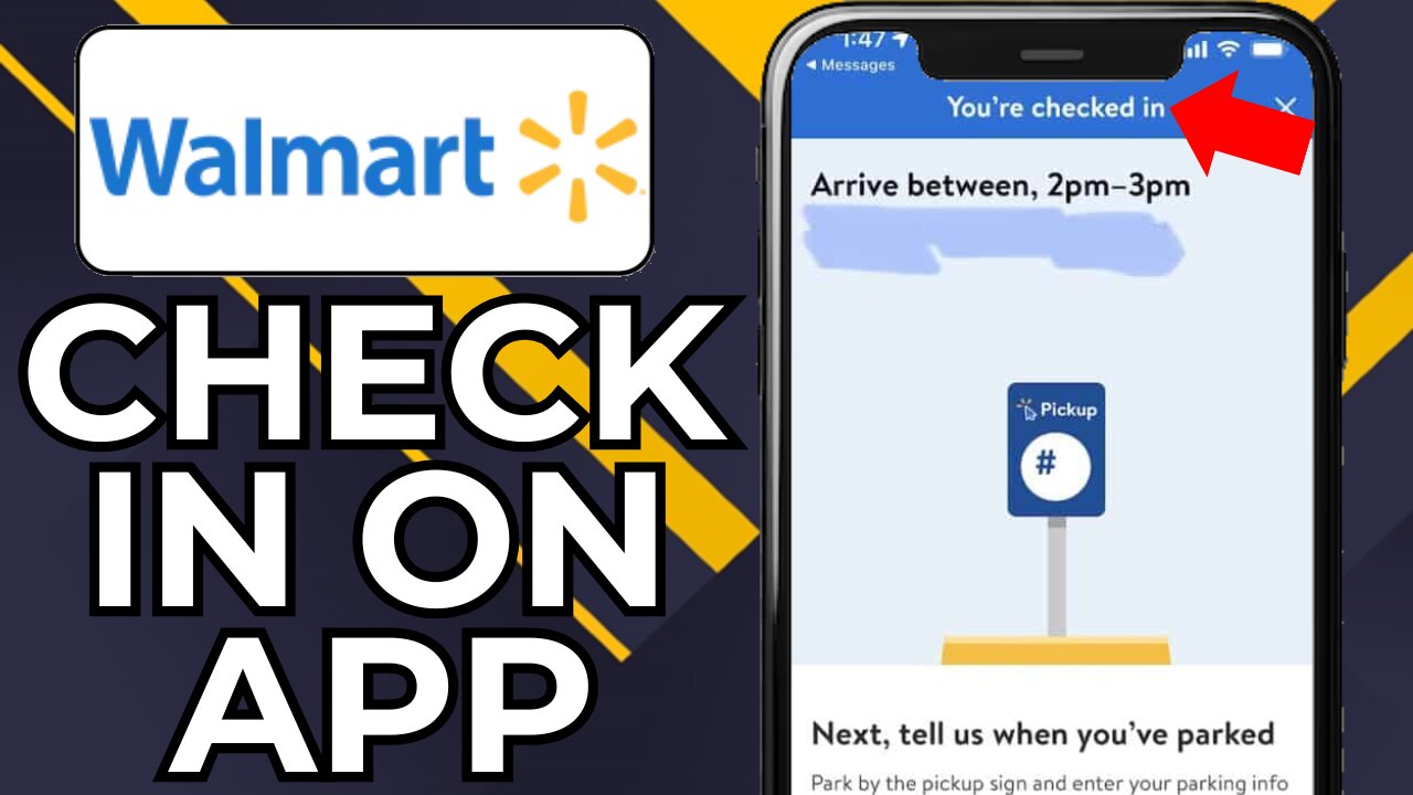 HOW TO CHECK IN ON WALMART APP