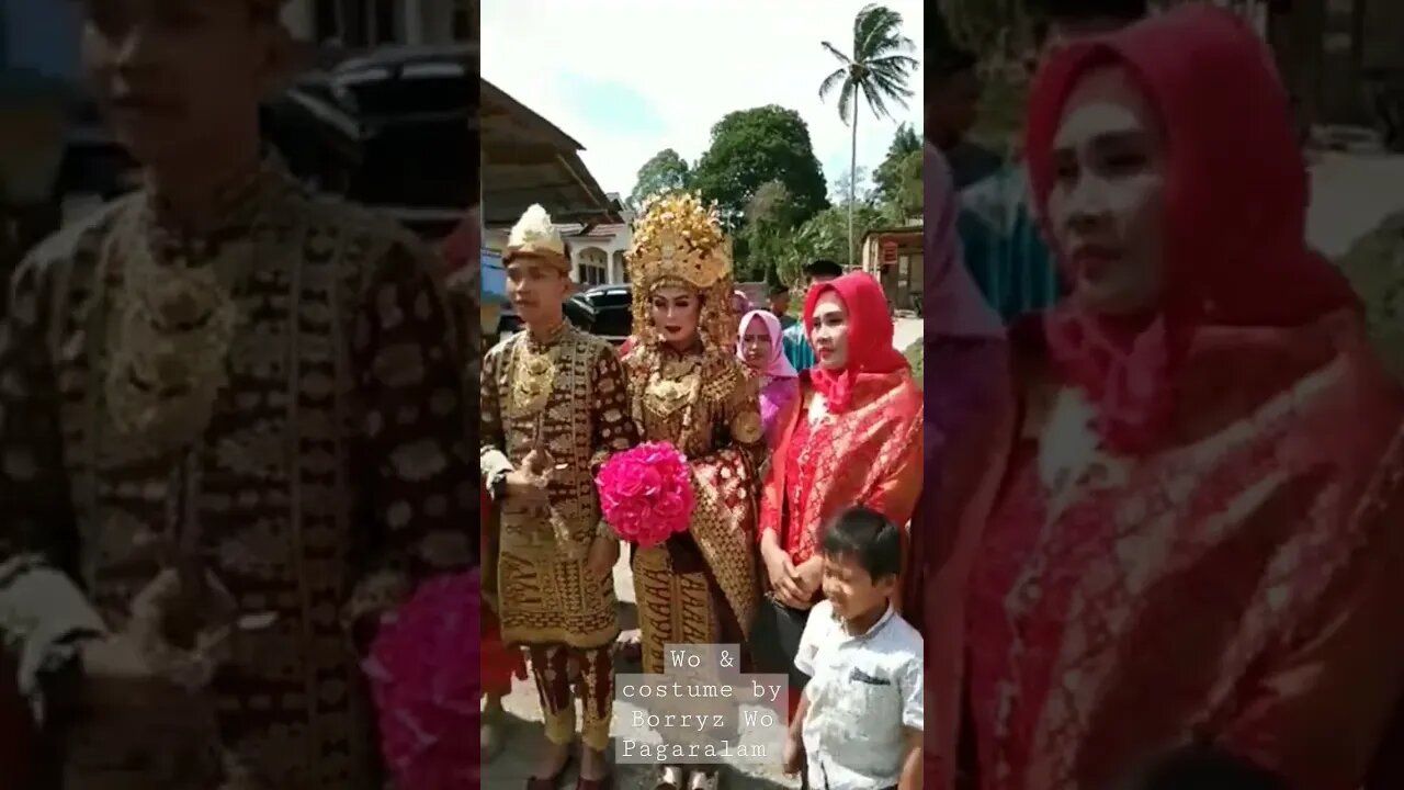 Pakaian Angkenan Juba Songket Asli / Pakaian Adat Pengantin Palembang