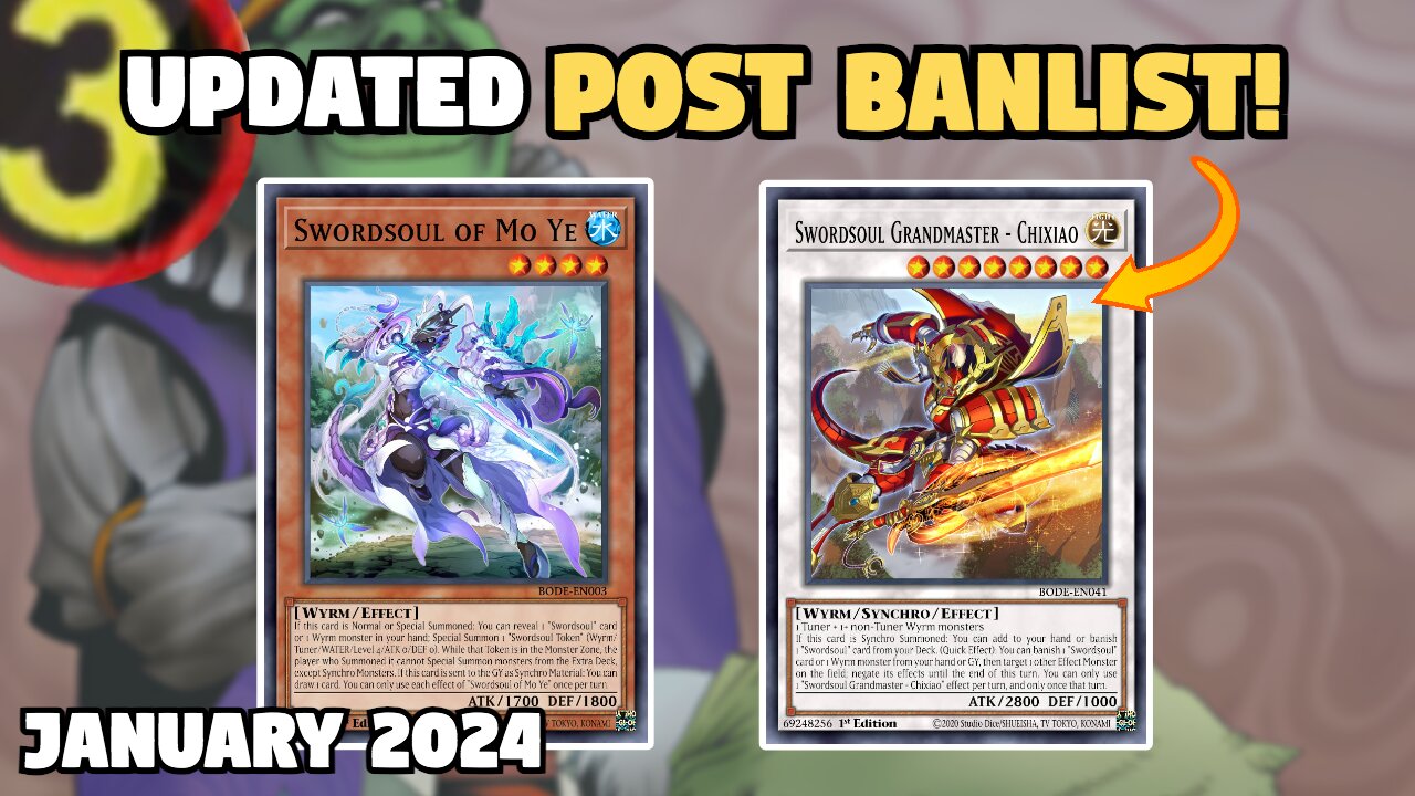 UPDATED! Swordsoul Deck Profile! | Post January 2024 Banlist