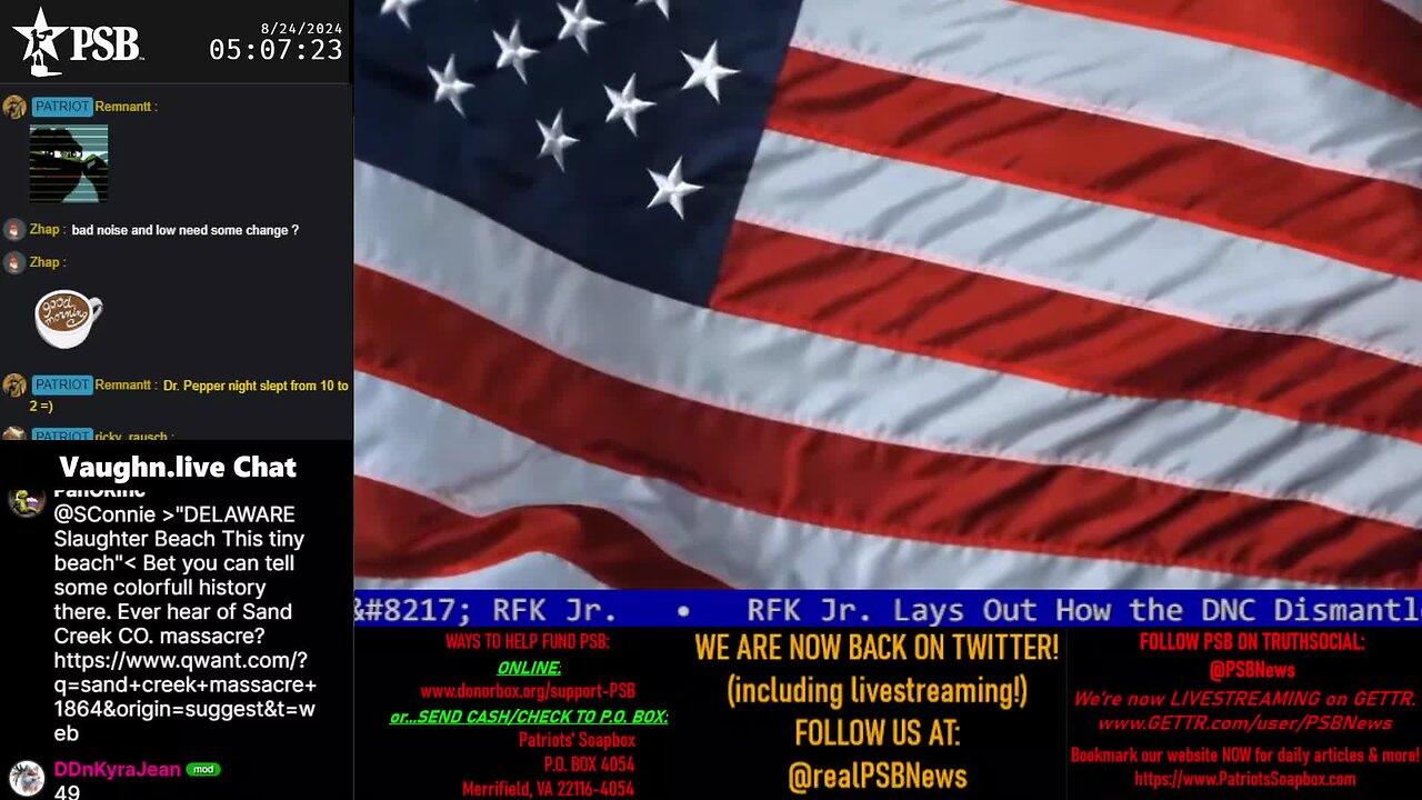 2024-08-24 05:00 EDT - Patriots Rising: with Q Trooper & Majjik