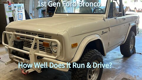 1st Gen 1974 Ford Bronco. How well does it run and drive? #bronco #trend #fun #funny #fail #diy