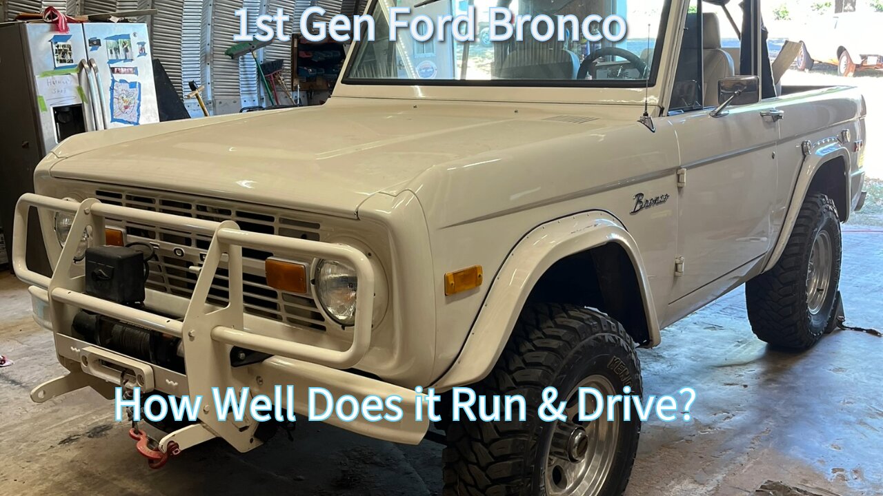 1st Gen 1974 Ford Bronco. How well does it run and drive? #bronco #trend #fun #funny #fail #diy