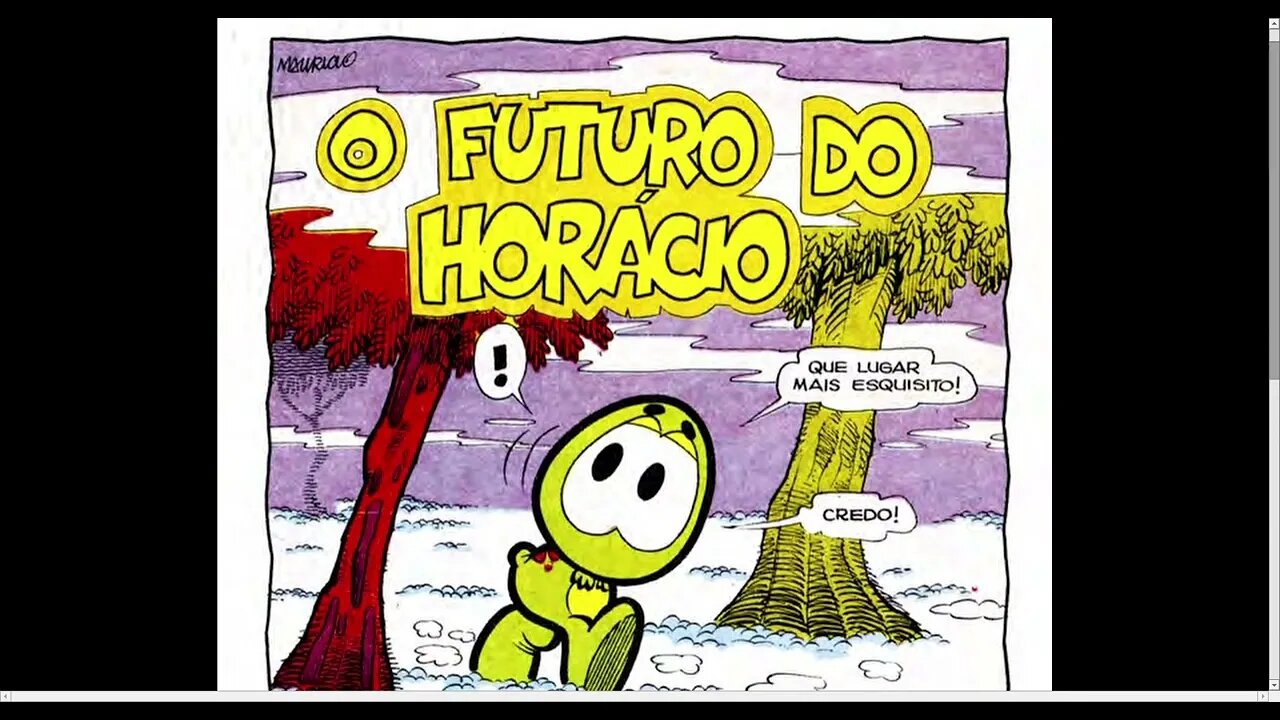 Horácio O Futuro Do Horácio [Pause o Vídeo Caso Não Consiga Ler]