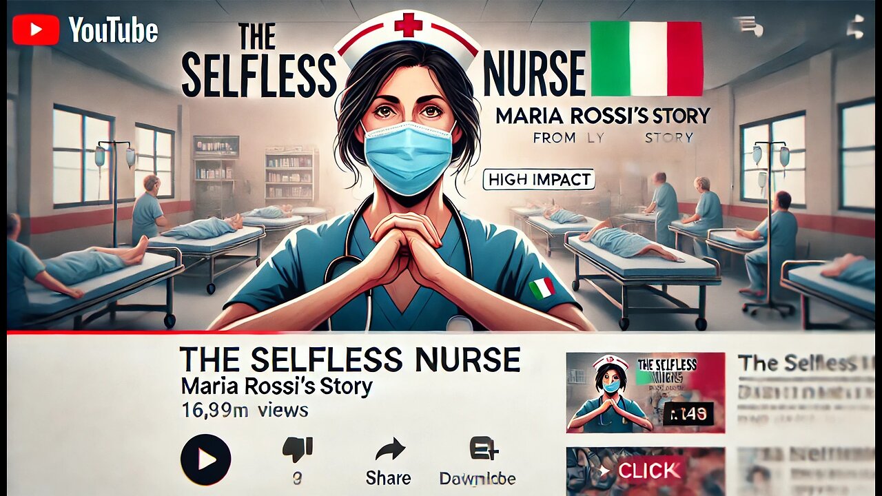 "The Selfless Nurse: Maria Rossi’s Story of Courage and Sacrifice in Italy’s Pandemic