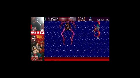 Terceira forma do drácula em "Vampire Killer" para o Mega Drive #Shorts