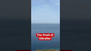 View of Gibraltar from Africa