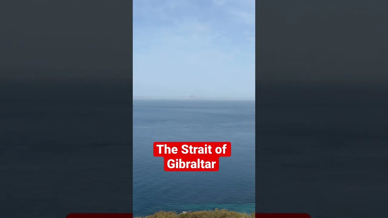 View of Gibraltar from Africa
