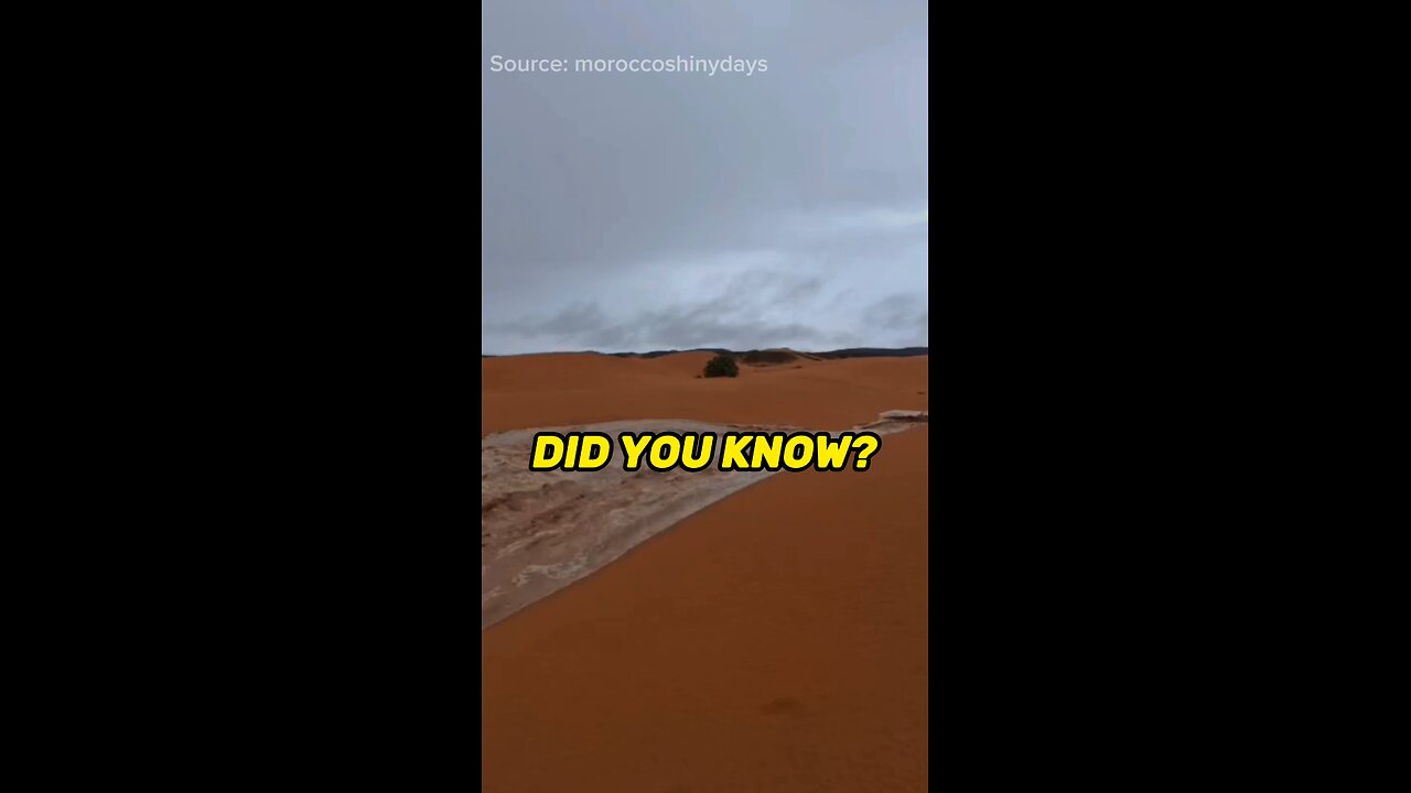 Water in the desert