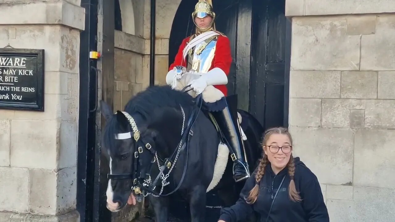 He wants the fingers #horseguardsparade