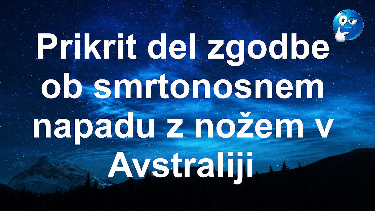 Prikrit del zgodbe ob smrtonosnem napadu v Avstraliji