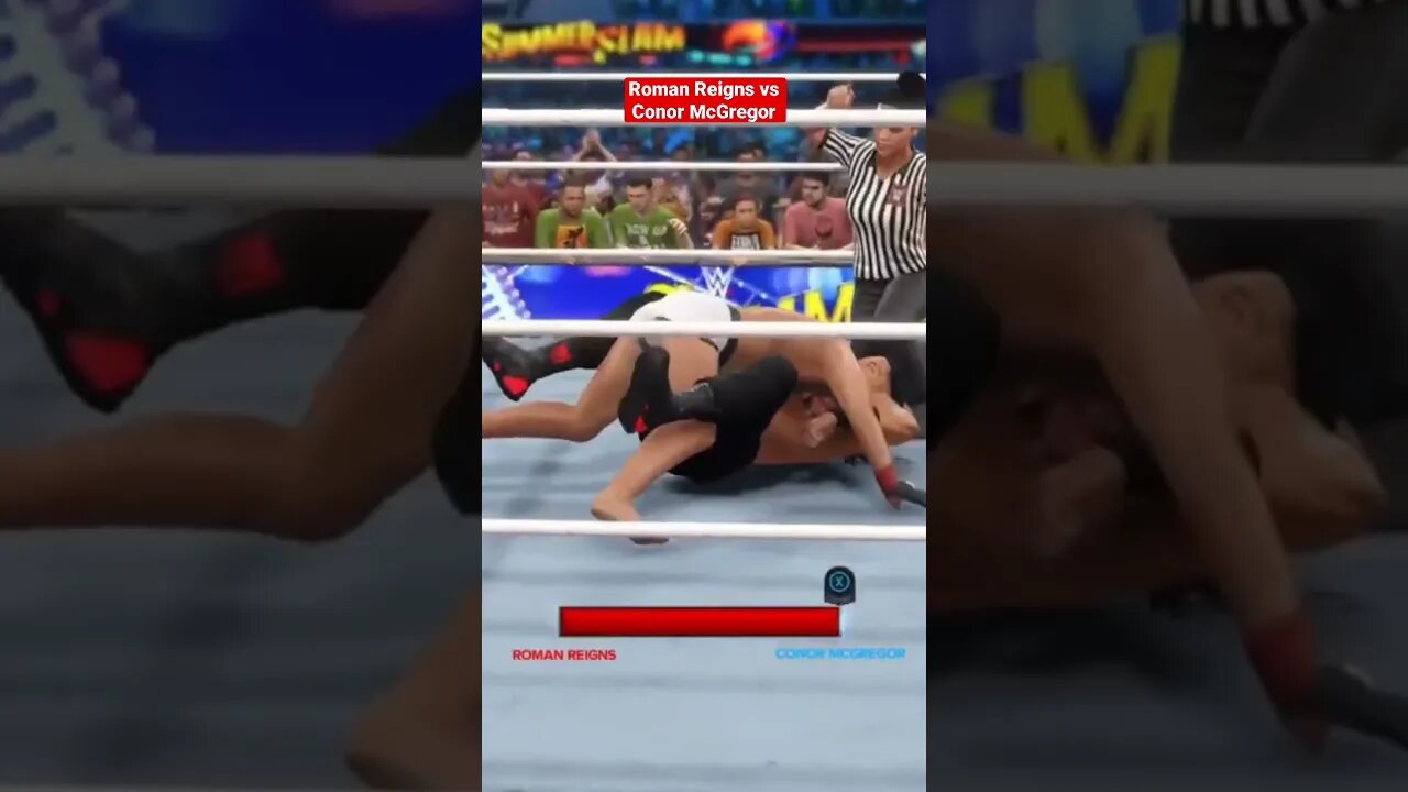 Roman Reigns Makes Conor McGregor Submit 👑😤😵 UFC WWE 2K23