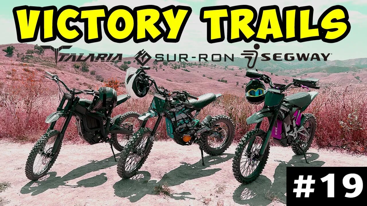 Stock Talaria vs. Modded Segway & Surron on Victory Trails