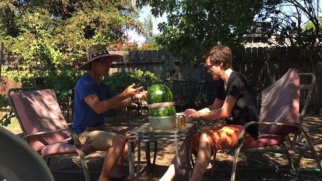 Awesome Science Experiment With Watermelon And Rubber Bands