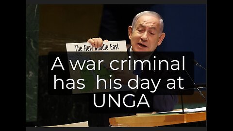 Benjamin Netanyahu's speech at UNGA Israeli bombs wreck havoc in Beirut Lebanon Hassan Nasrallah