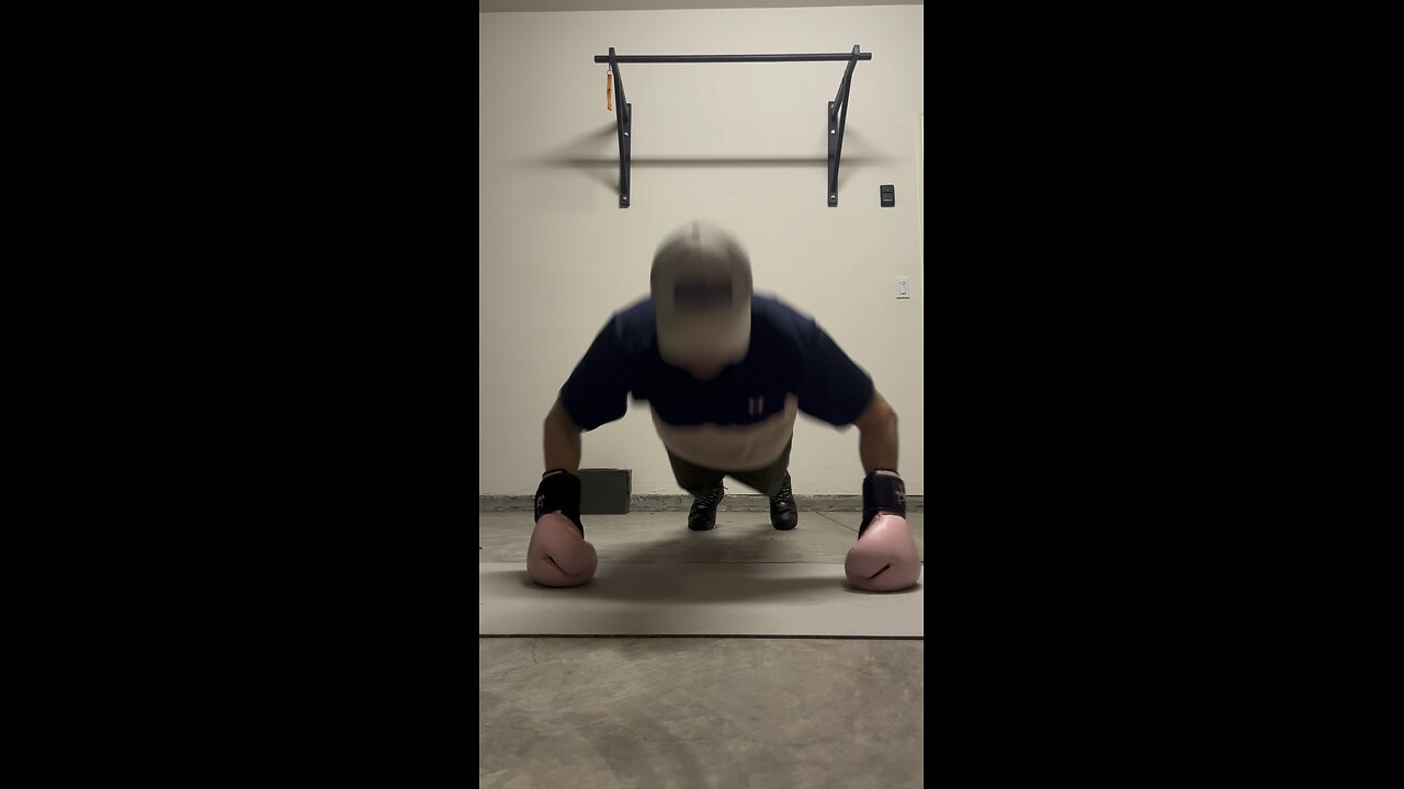 Clapping Push Ups W/Gloves