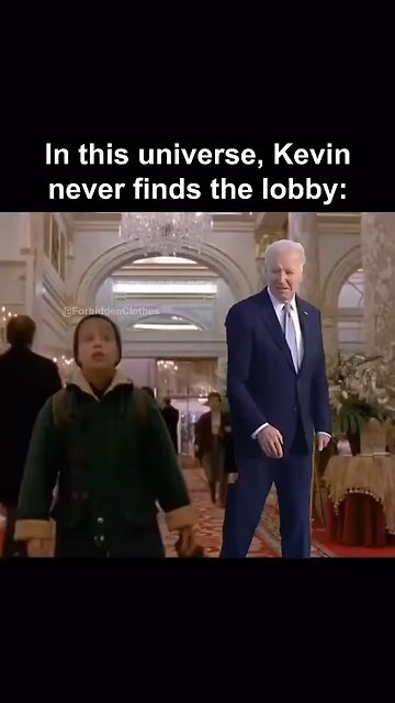 Trump swapped in with Biden in home alone