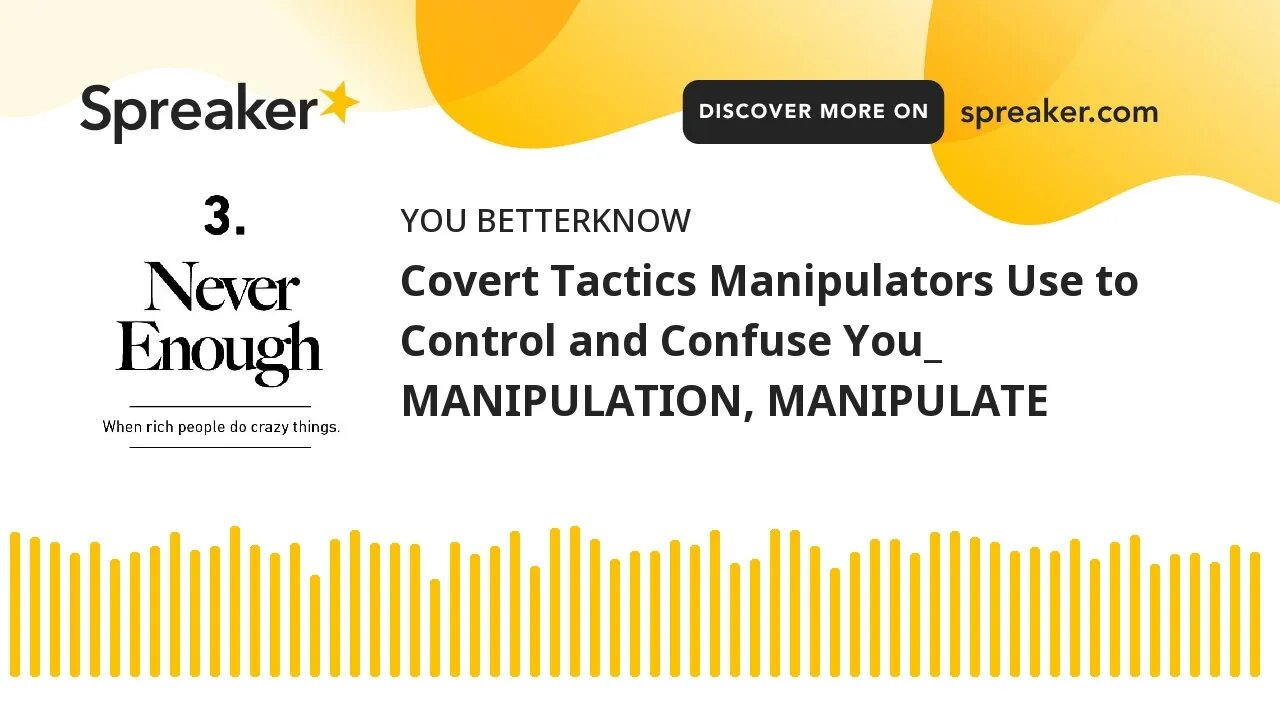 Covert Tactics Manipulators Use to Control and Confuse You_ MANIPULATION, MANIPULATE
