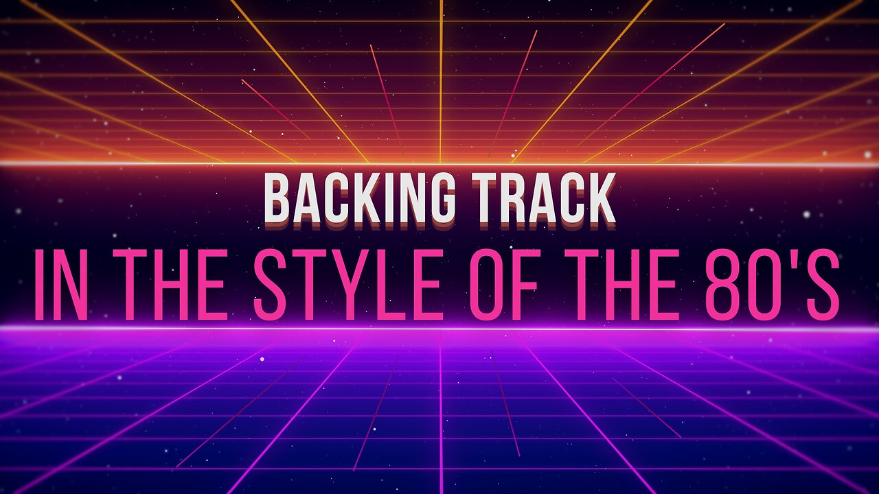 80's Style Backing Track in G Major