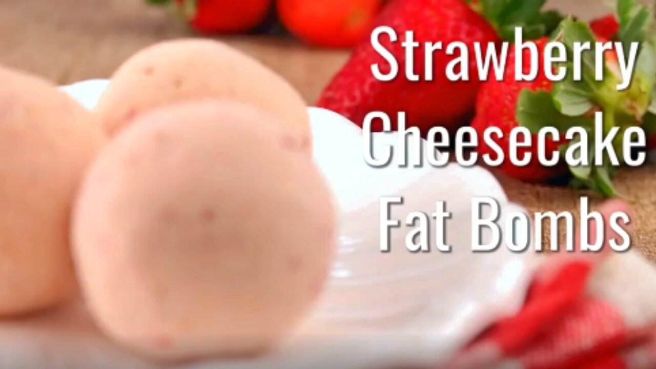 Keto Diet Recipes Strawberry Cheesecake Fat Bombs