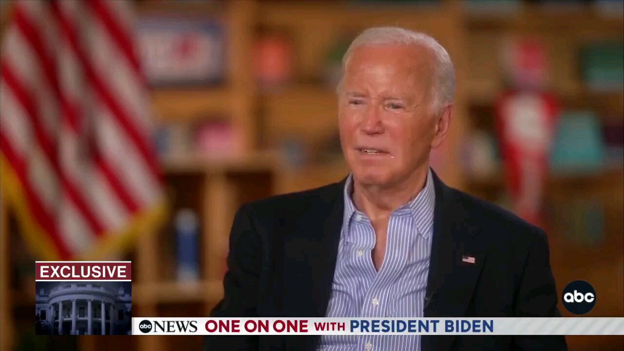 ABC: "What's your plan to turn the campaign around?"BIDEN: "You saw today