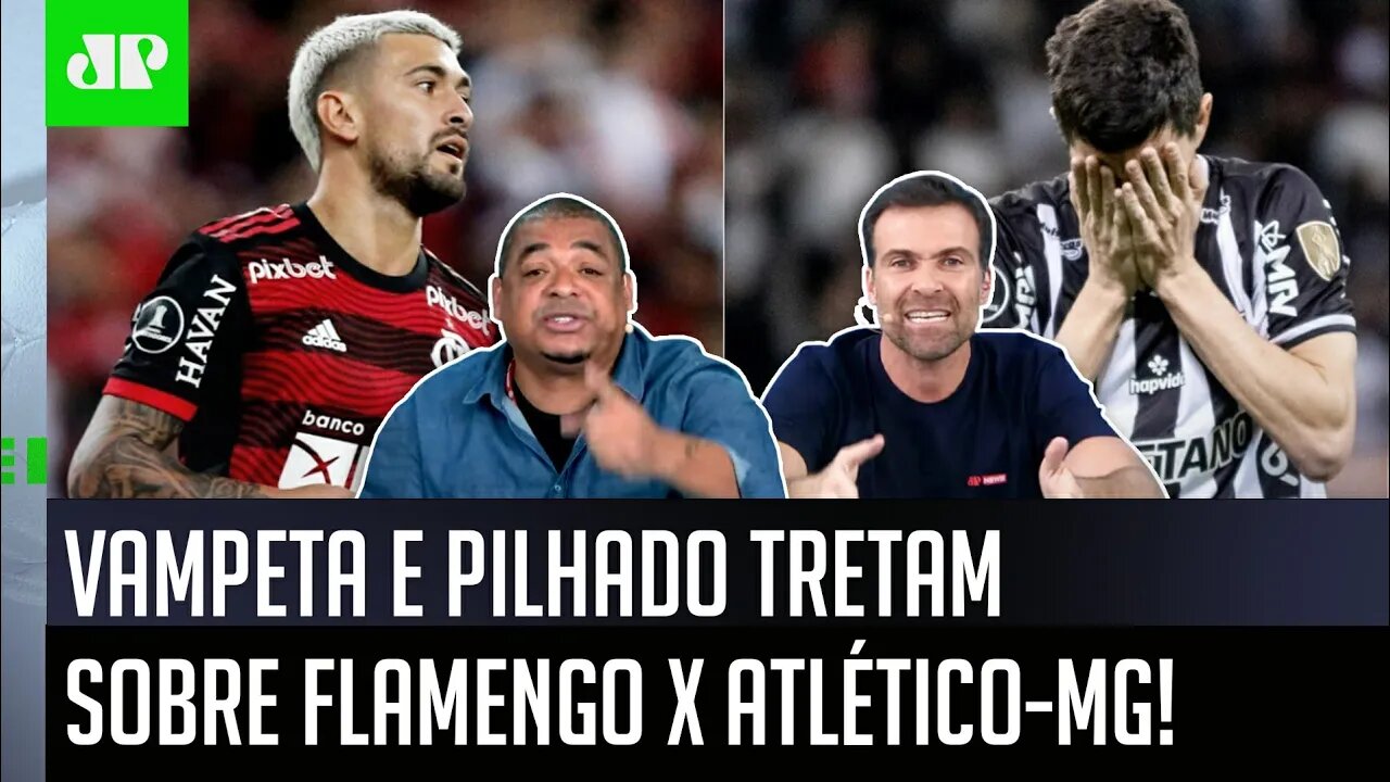 "QUÊ?? Agora VOCÊ CALOU A BOCA!" OLHA essa TRETA sobre Flamengo x Atlético-MG DECISIVO!