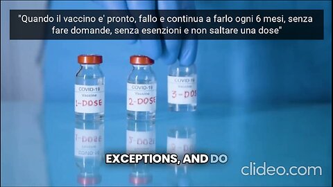 COVID - Non è mai stata una questione di salute, ma di “un ago in ogni braccio”