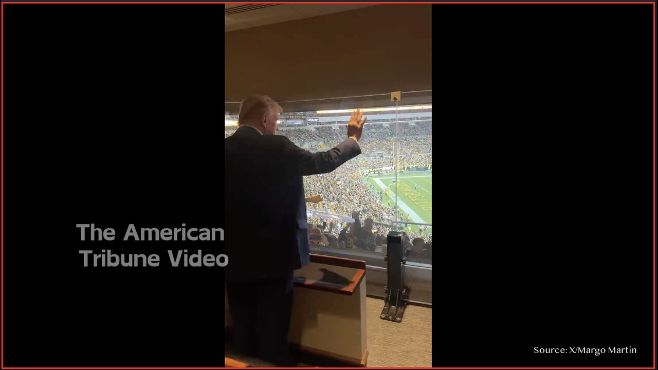 WATCH: Swing State Football Crowd Roars with Applause for Trump, Welcomes Him to Stadium