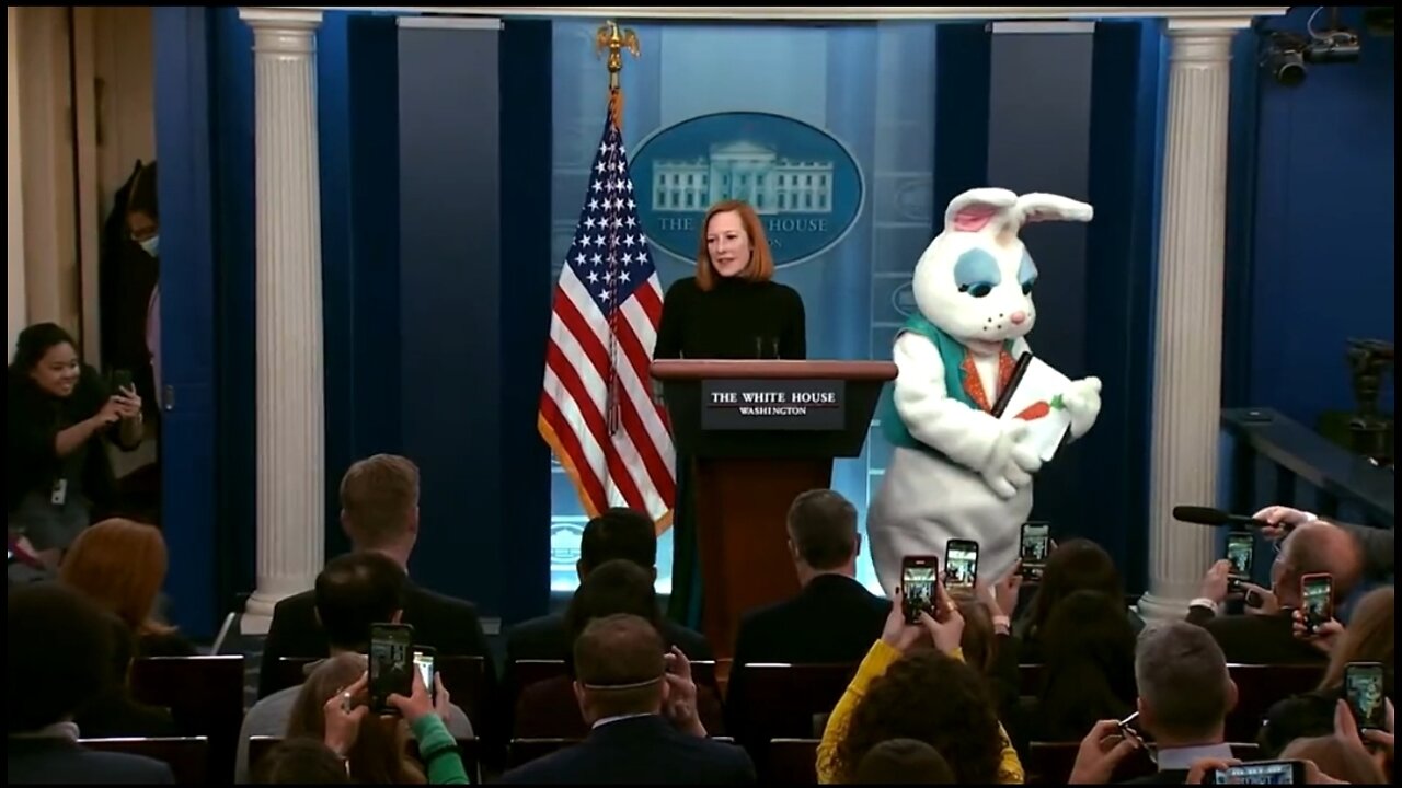 Easter Bunny Makes An Appearance At The WH Press Briefing