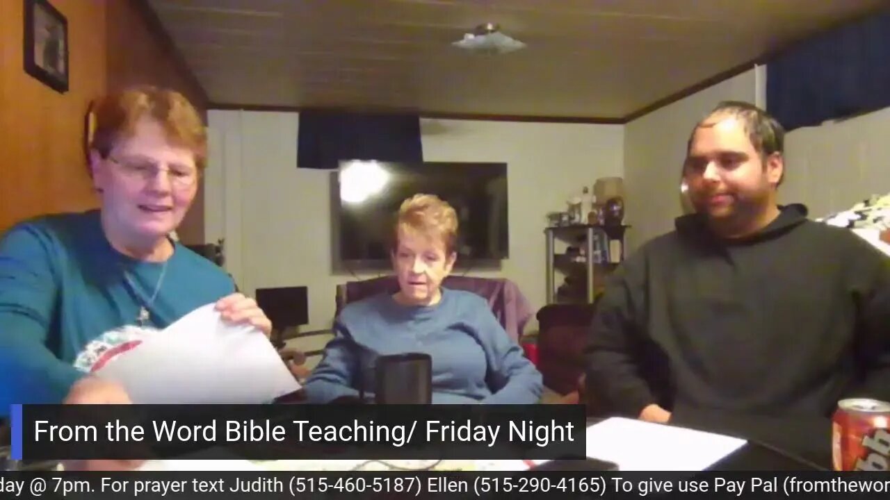 From the Word Bible Teaching / Friday Night (1/6/23)