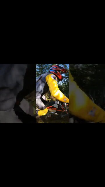 Almost hitting the cameraman 😅 on this gnarly hill climb 🤪 #motocross #moto #dirtbike #highlights