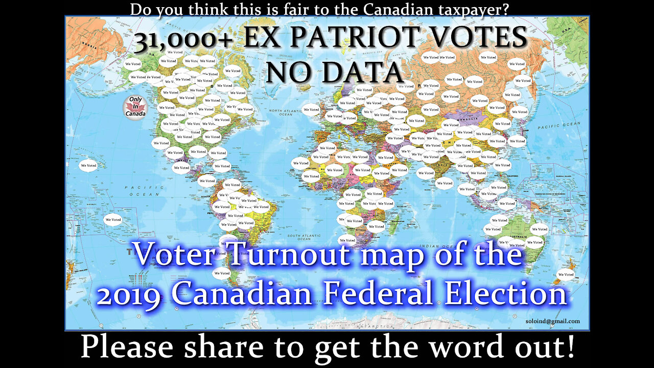 Sept 17th 2021 - Rigged Canadian Election