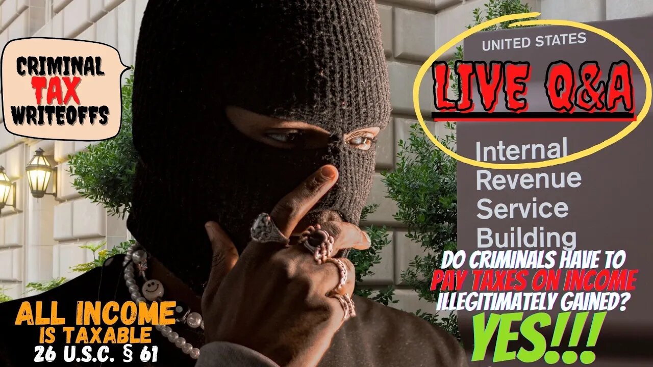 CRIMINALS PAY #TAXES TOO!!! | ALL INCOME MUST BE REPORTED 👀 👀 | #vlogmas #IRS #taxreturns