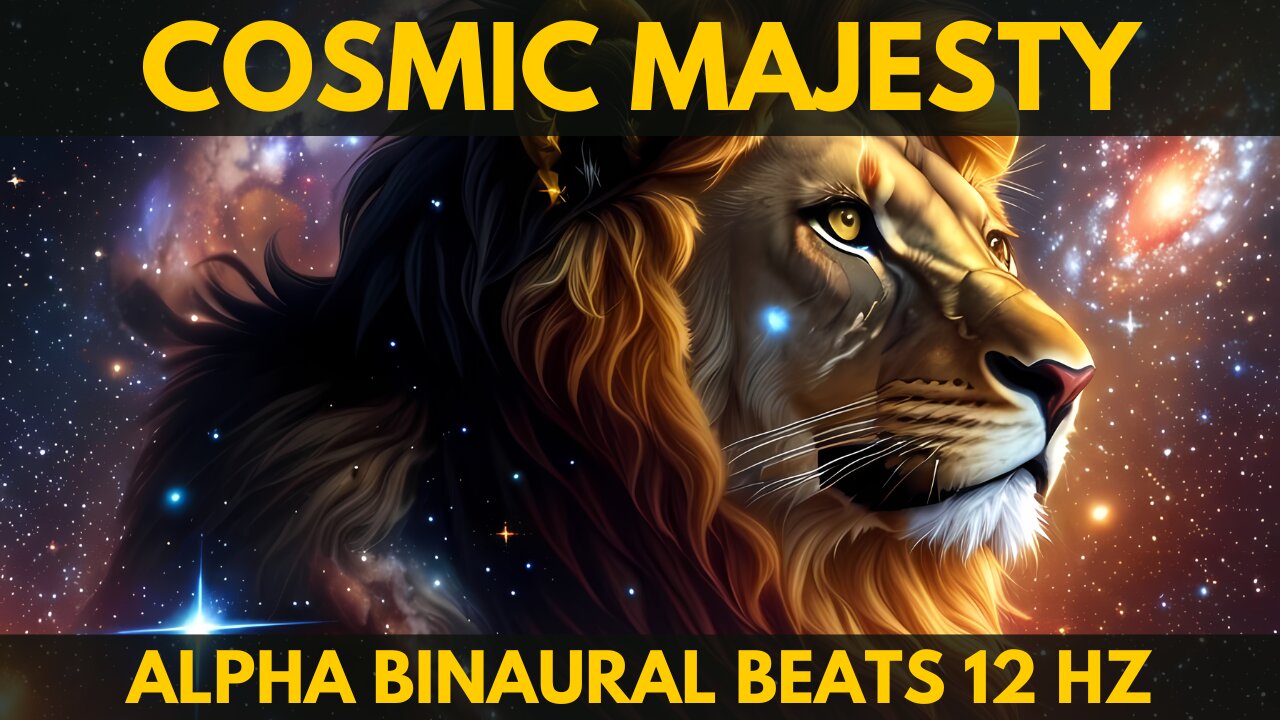 1 Hour of Relaxing Music for Stress Relief in the cosmos, Alpha Binaural Beats 12 Hz